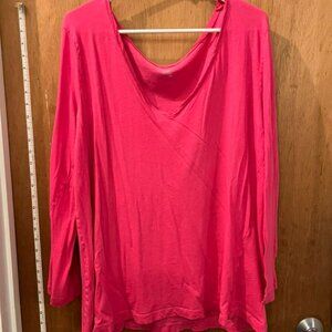 Size XXL - Old Navy - Pink Long Sleeve Knit Pullover